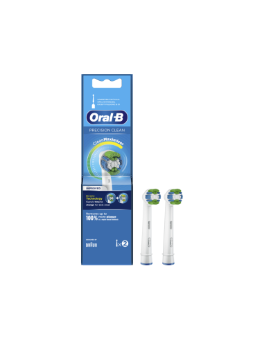 Oral-B Precision Clean 80338441 cepillo de cabello 2 pieza(s) Azul, Verde, Blanco