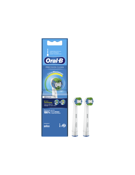 Oral-B Precision Clean 80338441 cepillo de cabello 2 pieza(s) Azul, Verde, Blanco