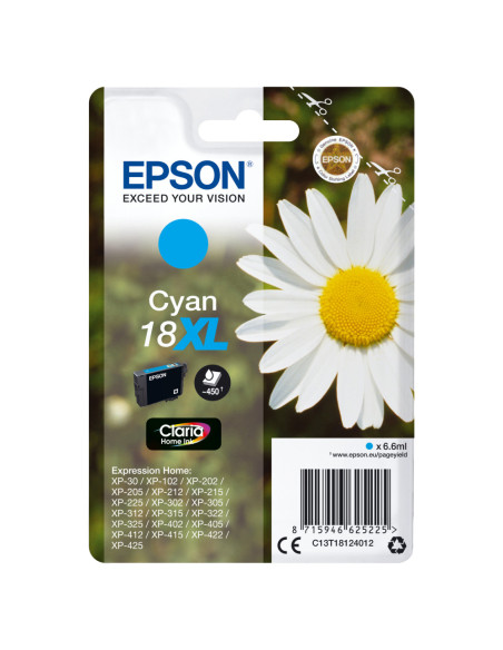 Epson Daisy Cartucho 18XL cian