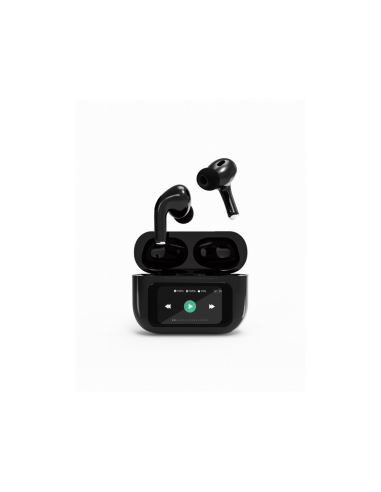Gembird GMB Audio TWS-LCD-ANC-01-BK auricular y casco Auriculares Inalámbrico Dentro de oído Llamadas/Música USB Tipo C Bluetoot