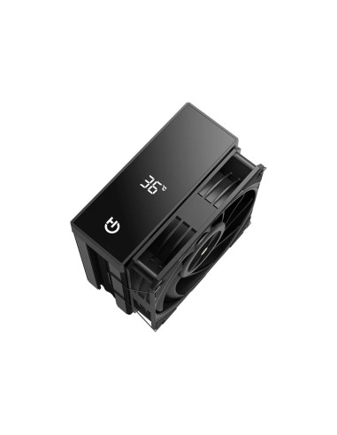 Hiditec DC10 PRO Procesador Refrigerador de aire 12 cm Negro 1 pieza(s)