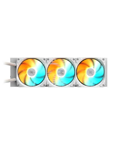 GIGABYTE GAMING 360 ICE Refrigeración Líquida para CPU - 3x120 mm Ventiladores ARGB, Mecanismo de enclavamiento deslizante, DAIS