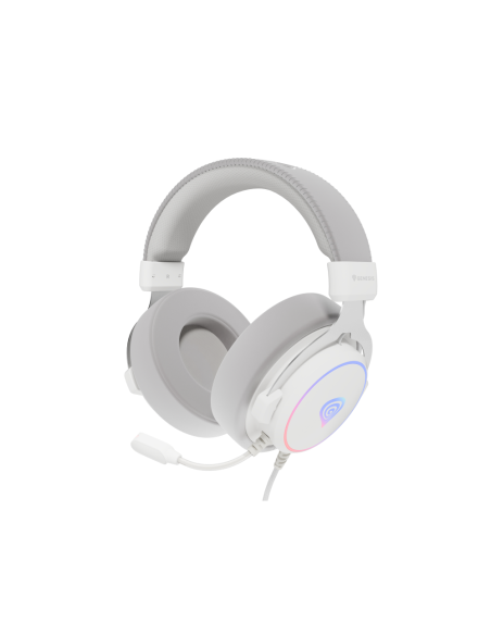 GENESIS Neon 764 Auriculares Alámbrico Diadema Juego USB tipo A Blanco