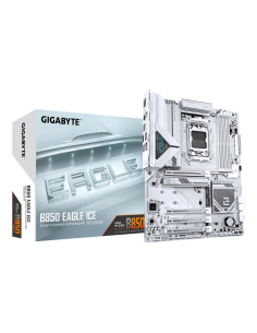 GIGABYTE B850 EAGLE ICE Placa Base – Procesadores AMD Ryzen serie 9000, VRM digital de 8+2+2 fases, hasta 8200 MHz DDR5 (O.C), 1