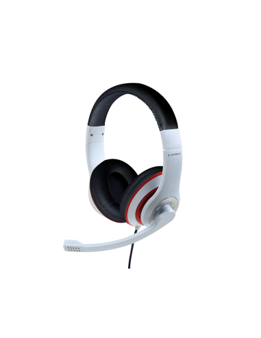 Gembird MHS-03-WTRDBK auricular y casco Auriculares Alámbrico Diadema Juego Negro, Rojo, Blanco