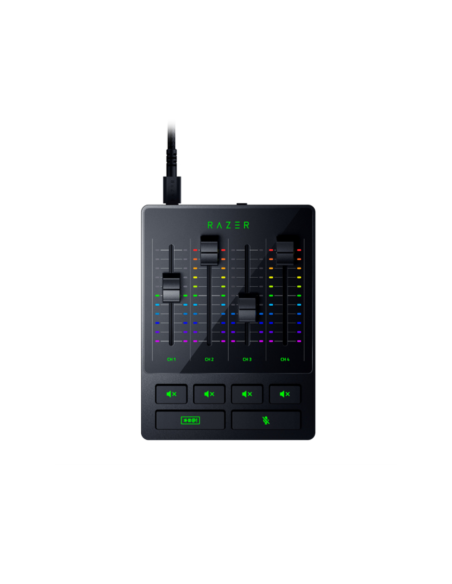 Razer RZ19-03860100-R3M1 mezclador DJ 4 canales 10 - 20000 Hz Negro