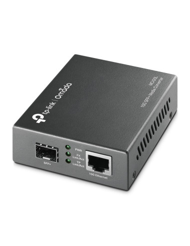 TP-Link Omada MC420L convertidor de medio 10000 Mbit/s Multimodo, Monomodo Negro