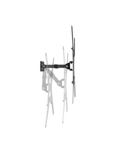 AISENS Soporte Eco Giratorio, Inclinable Para Monitor/TV 30kg (2 Pivotes) De 23-55, Negro