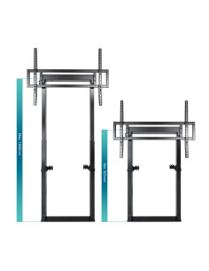 TooQ HIPERIÓN Soporte de Suelo/Pared Fijo para Pantallas 55"-100", Negro 2
