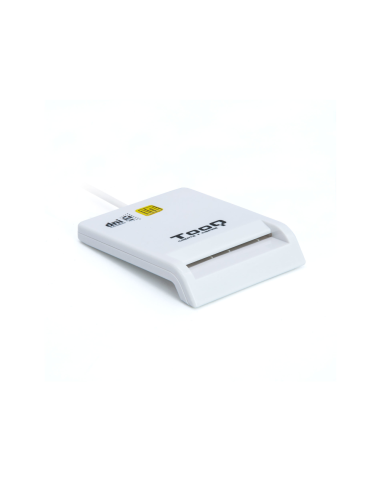 TooQ TQR-210W lector de tarjeta inteligente Interior USB 2.0 Blanco