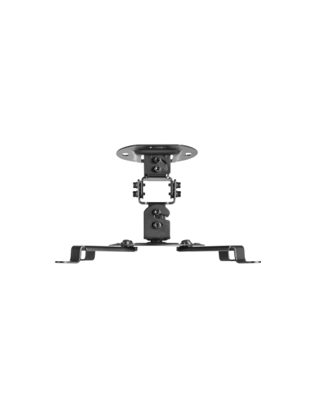 AISENS Soporte Universal Giratorio, Inclinable de Techo para Proyector 13.5Kg, Negro