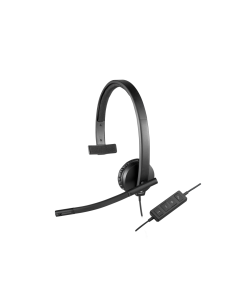 Logitech 981-000571 auricular y casco Auriculares Alámbrico Diadema Oficina/Centro de llamadas USB tipo A Negro