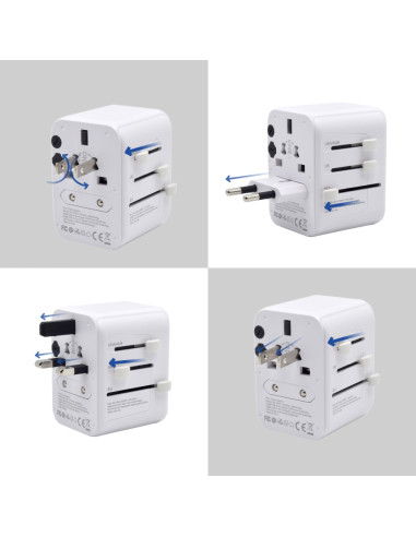 Ewent EW1470 cargador de dispositivo móvil Blanco