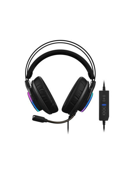 GIGABYTE AORUS H1 auricular y casco Auriculares Alámbrico Diadema Juego USB tipo A Negro