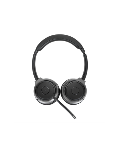 Targus AEH104GL auricular y casco Auriculares Inalámbrico y alámbrico Diadema Llamadas/Música USB Tipo C Bluetooth Negro