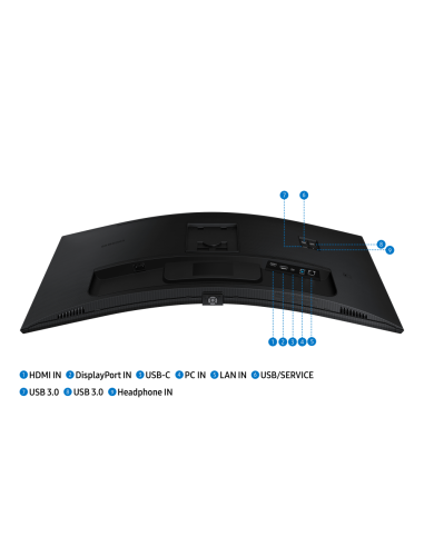 Samsung S65UC pantalla para PC 86,4 cm (34") 3440 x 1440 Pixeles UltraWide Quad HD LCD Negro