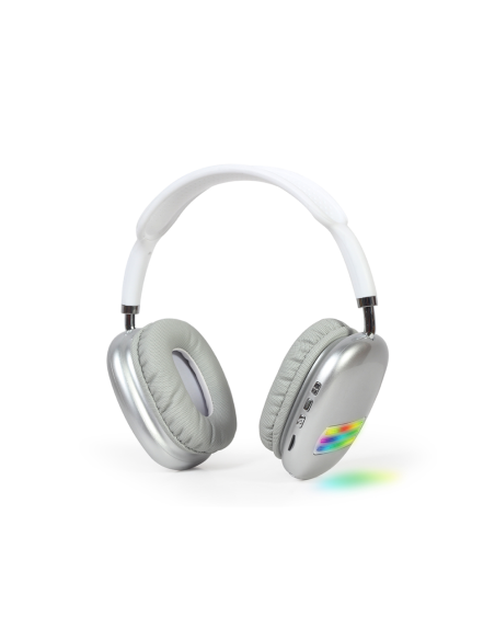 Gembird BHP-LED-02-W auricular y casco Auriculares Inalámbrico Diadema Llamadas/Música Bluetooth Blanco
