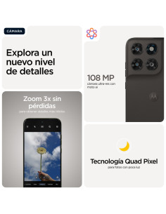 Motorola moto g77 17,3 cm (6.8") Ranura híbrida Dual SIM Android 16.0 5G USB Tipo C 8 GB 256 GB 5200 mAh Negro 2