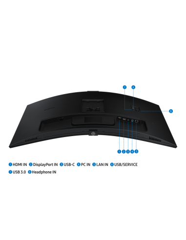 Samsung S65VC pantalla para PC 86,4 cm (34") 3440 x 1440 Pixeles UltraWide Quad HD LCD Negro