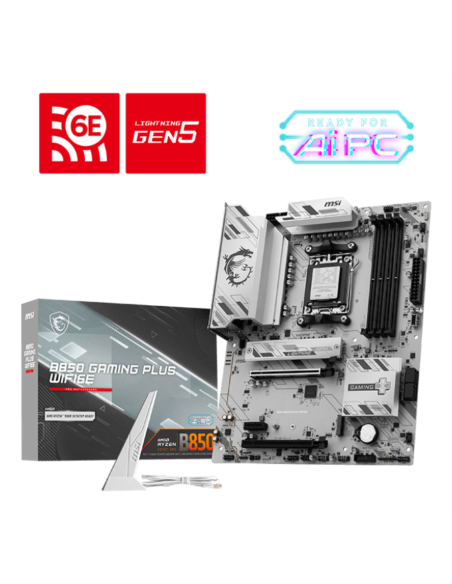 MSI B850 GAMING PLUS WIFI6E placa base AMD B850 Zócalo AM5 ATX