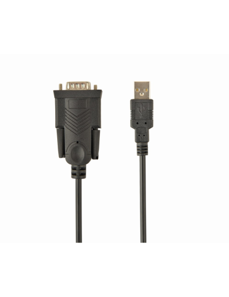 Gembird UAS-DB9M-02 cable de serie Negro 1,5 m USB tipo A DB-9