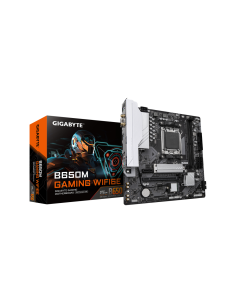 GIGABYTE B650M GAMING WIFI6E Placa Base - Procesadores AMD Ryzen Serie 9000, VRM de 5+2+2 fases, hasta 6400 MHz DDR5 (OC), 1xPCI