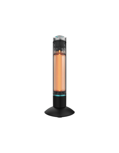 Cecotec ReadyWarm 1000 Power Tower Exterior Negro 1000 W Calefactor eléctrico halógeno