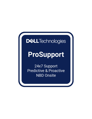 DELL Actualización de 1 año Basic Onsite a 3 años ProSupport