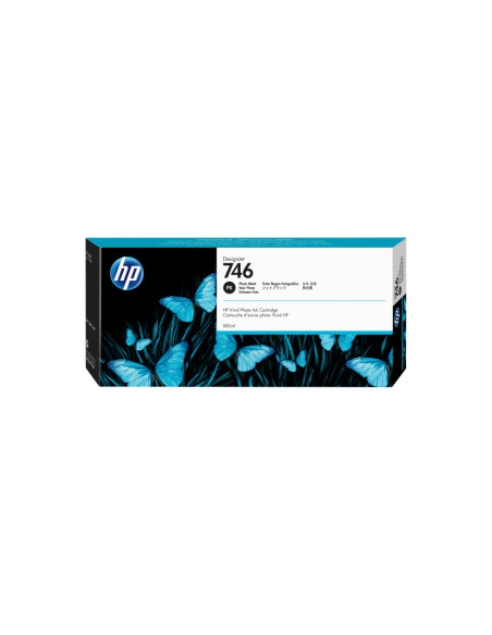 HP Cartucho de tinta negro fotográfico DesignJet 746 de 300 ml