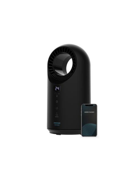 Cecotec ReadyWarm 8400 Bladeless Connected Interior Negro 1500 W Ventilador eléctrico
