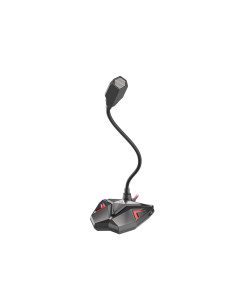 GENESIS Radium 100 Negro, Rojo Micrófono para PC