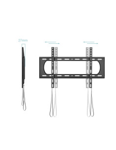 TooQ Soporte Fijo de pared para pantallas 37"- 80", Negro 2