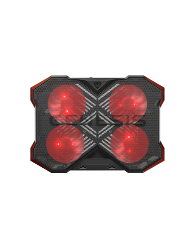 GENESIS Oxid 260 almohadilla fría 43,9 cm (17.3") 1010 RPM Negro, Rojo