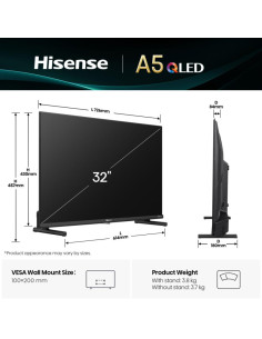 Hisense 32A5Q 81,3 cm (32") Full HD Smart TV Wifi Negro 2