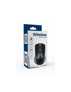 Gembird MUSW-4B-04-GB ratón Oficina Ambidextro RF inalámbrico Óptico 1600 DPI