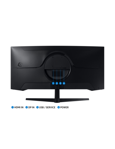 Samsung G55T pantalla para PC 86,4 cm (34") 3440 x 1440 Pixeles UltraWide Quad HD LED Negro