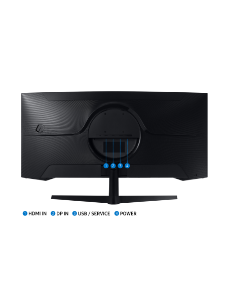 Samsung G55T pantalla para PC 86,4 cm (34") 3440 x 1440 Pixeles UltraWide Quad HD LED Negro