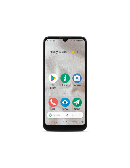 Doro 8100 15,5 cm (6.1") SIM única Android 11 Go Edition 4G USB Tipo C 2 GB 32 GB 3000 mAh Gris