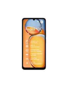 Xiaomi Redmi 13C 17,1 cm (6.74") SIM doble Android 13 4G USB Tipo C 8 GB 256 GB 5000 mAh Negro