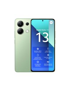 Xiaomi Redmi Note 13 16,9 cm (6.67") Ranura híbrida Dual SIM Android 13 4G USB Tipo C 6 GB 128 GB 5000 mAh Verde, Color menta