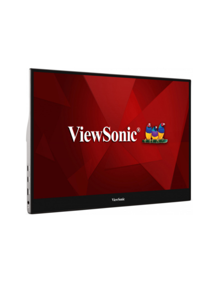 Viewsonic TD1655 pantalla para PC 39,6 cm (15.6") 1920 x 1080 Pixeles Full HD LED Pantalla táctil Multi-usuario Negro, Plata