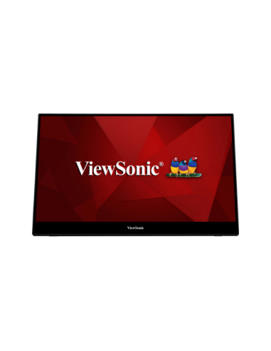 Viewsonic TD1655 pantalla para PC 39,6 cm (15.6") 1920 x 1080 Pixeles Full HD LED Pantalla táctil Multi-usuario Negro, Plata