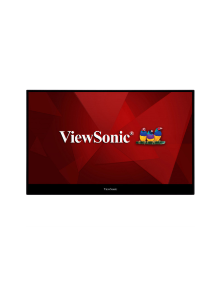 Viewsonic TD1655 pantalla para PC 39,6 cm (15.6") 1920 x 1080 Pixeles Full HD LED Pantalla táctil Multi-usuario Negro, Plata