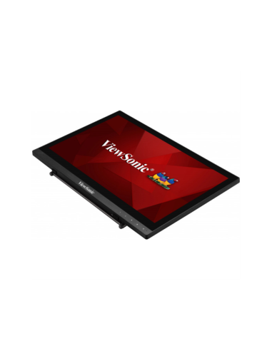Viewsonic TD1630-3 pantalla para PC 39,6 cm (15.6") 1366 x 768 Pixeles HD LCD Pantalla táctil Multi-usuario Negro