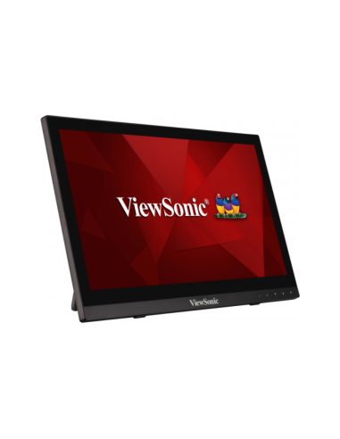 Viewsonic TD1630-3 pantalla para PC 39,6 cm (15.6") 1366 x 768 Pixeles HD LCD Pantalla táctil Multi-usuario Negro