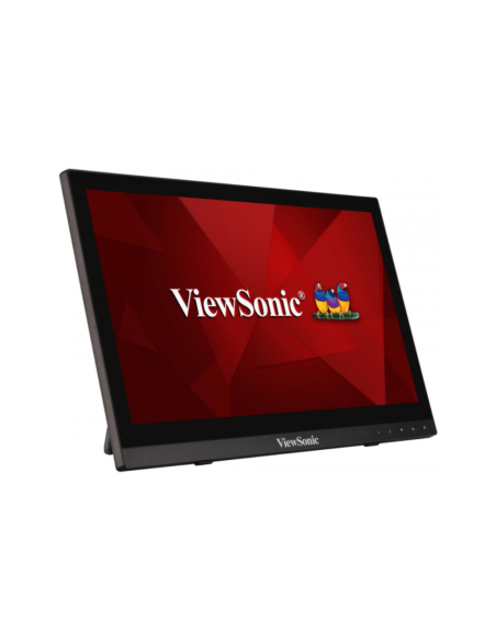 Viewsonic TD1630-3 pantalla para PC 39,6 cm (15.6") 1366 x 768 Pixeles HD LCD Pantalla táctil Multi-usuario Negro