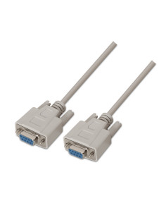AISENS A112-0066 cable de serie Beige 1,8 m DB9