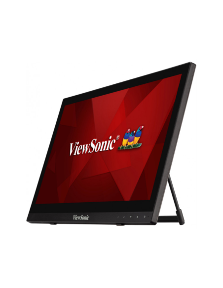 Viewsonic TD1630-3 pantalla para PC 39,6 cm (15.6") 1366 x 768 Pixeles HD LCD Pantalla táctil Multi-usuario Negro