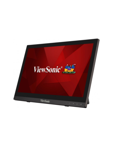 Viewsonic TD1630-3 pantalla para PC 39,6 cm (15.6") 1366 x 768 Pixeles HD LCD Pantalla táctil Multi-usuario Negro