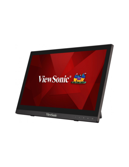 Viewsonic TD1630-3 pantalla para PC 39,6 cm (15.6") 1366 x 768 Pixeles HD LCD Pantalla táctil Multi-usuario Negro